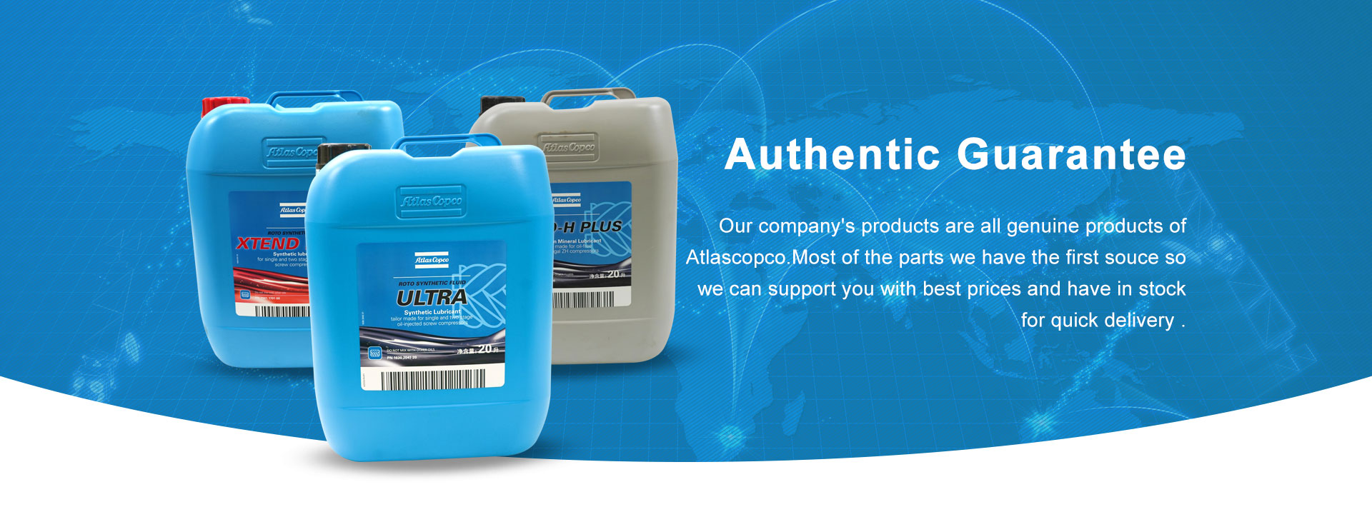 Προμηθευτής γνήσιων ανταλλακτικών Atlas Copco