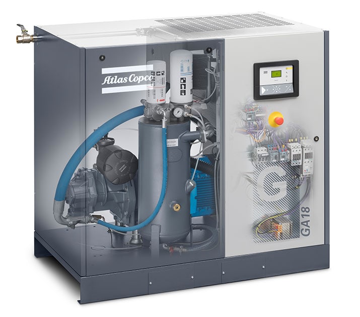 Συμπιεστές σειράς Atlas Copco GA