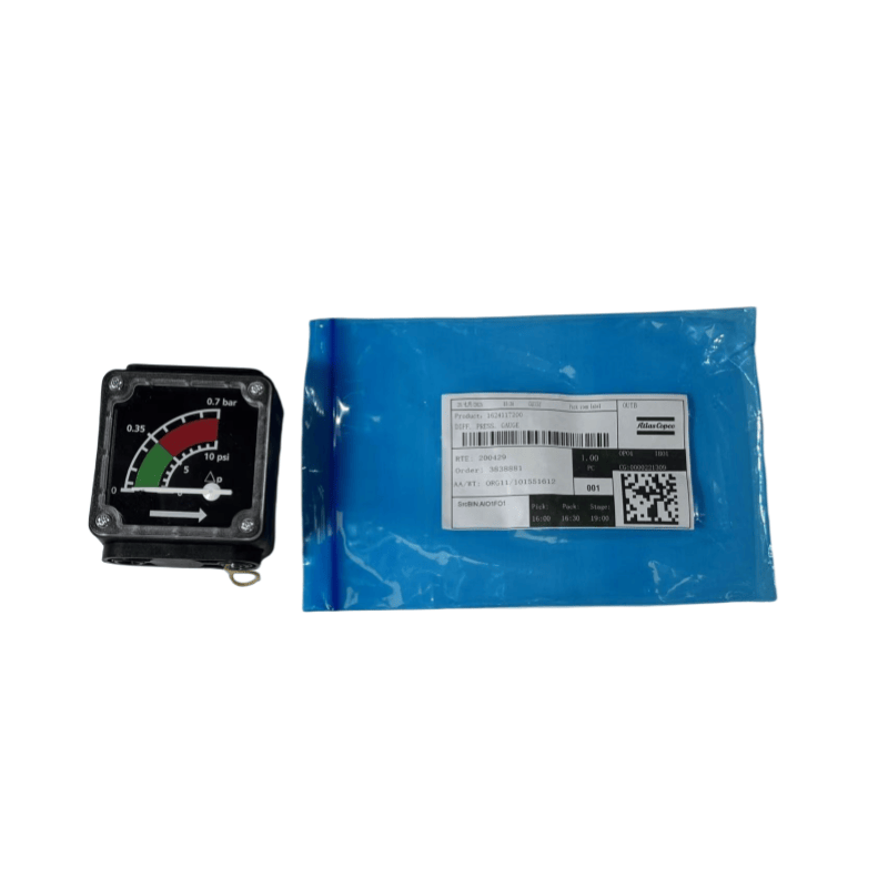 1624117200 Atlas Copco Original Diff. Μετρητής πίεσης για συμπιεστή με ένεση λαδιού