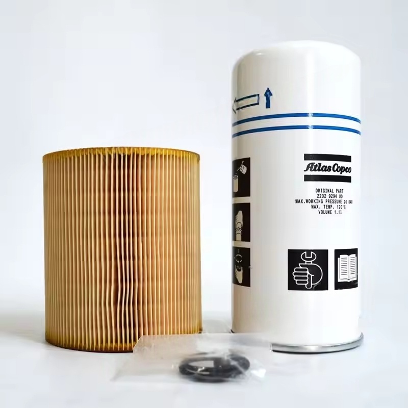 2901200610 Atlas Copco Kit Filters Separator for Oil Injected Coll Compressor Original