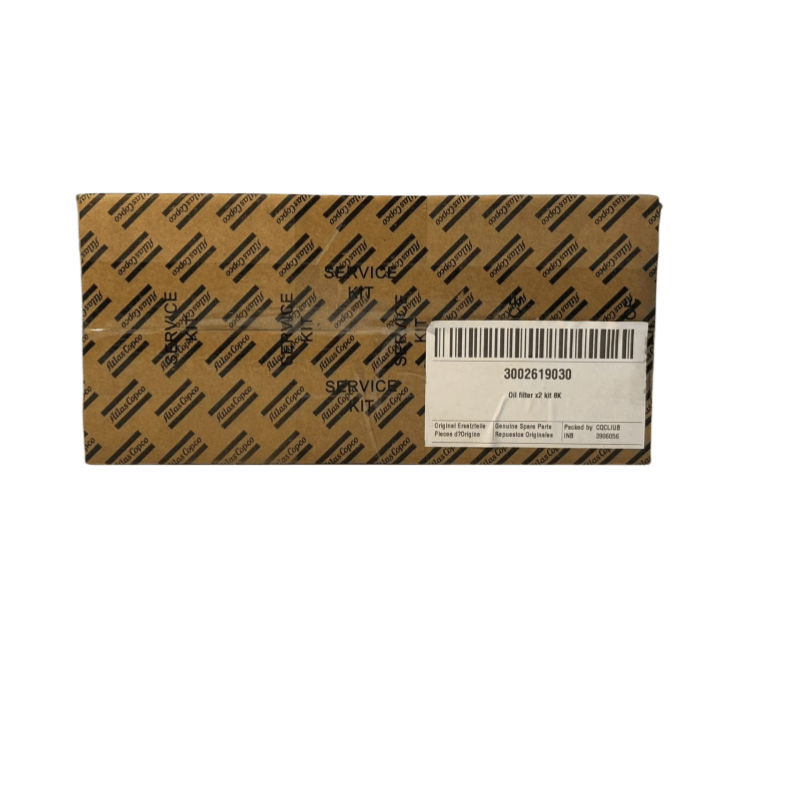 3002619030 ATLAS COPCO Air Compressor Oil Filter X2 Kit 8K Γνήσια