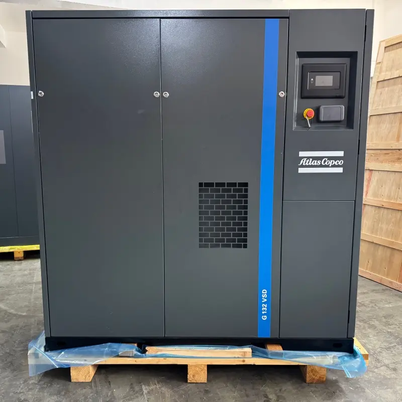 Atlas Copco G132VSD Oil Injected Screw Compressor 400V 50HZ Μετάδοση κίνησης μεταβλητής ταχύτητας