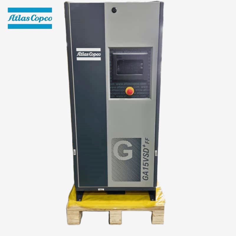 Atlas Copco GA15 VSD Plus FF 15kW 20HP Μεταβλητής ταχύτητας Βιδωτός αεροσυμπιεστής με έγχυση λαδιού Ενσωματωμένο στεγνωτήριο