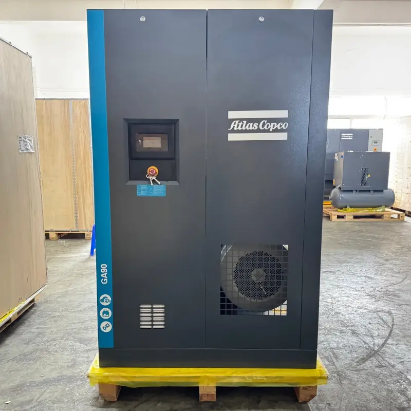 Atlas Copco GA90 90 kW 125 HP Oil Injected Rotary Screw Compressor Γνήσιος