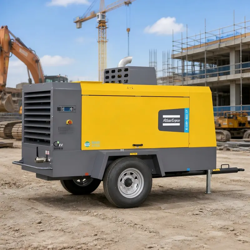 Atlas Copco X-Air+600-17 Portable Diesel Compressor 154kW Γνήσιο