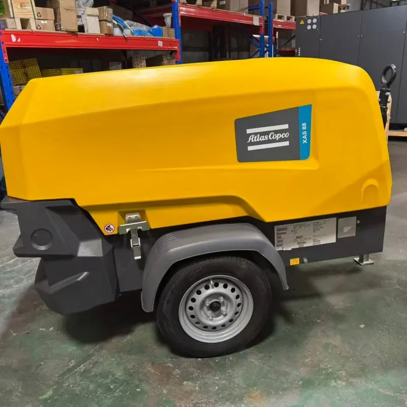 Atlas Copco XAS 88 KD φορητός αεροσυμπιεστής Diesel onstruction Mining Genuine