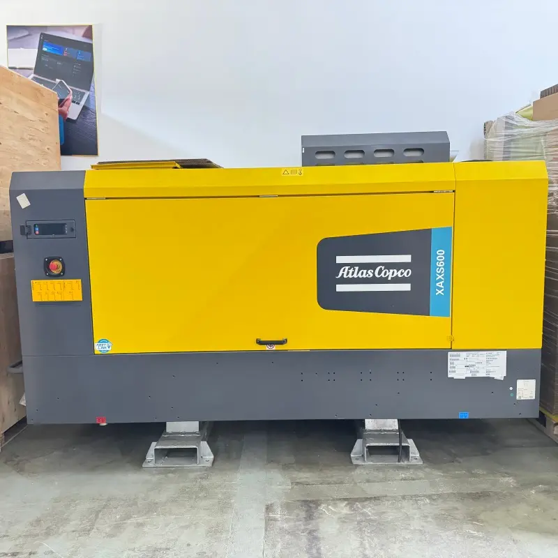Atlas Copco XAXS600 Portable Diesel Screw Air Compressor Mining Drilling Γνήσιο