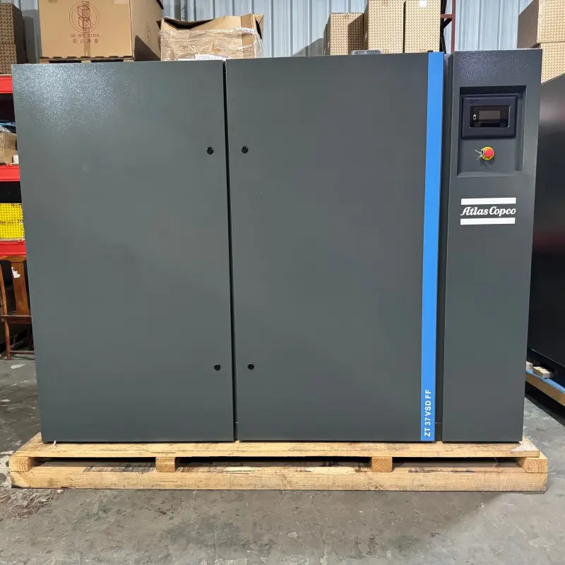 Atlas Copco ZT 37 VSD FF Oil Free Screw Compressor 37KW 50HP Dryer Class 0 Γνήσιο